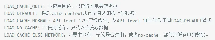 WeView浏览器缓存控制