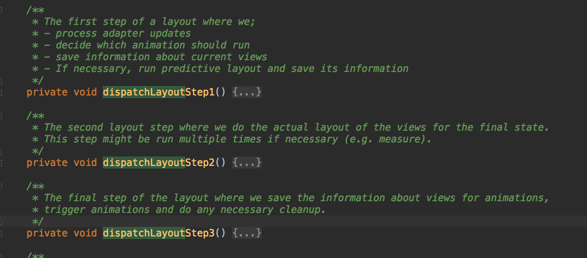 dispatchLayout