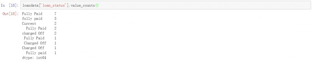 查看列中的空格 