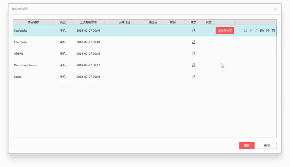 聊聊原型设计中的团队管理功能