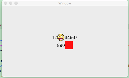 居中对齐效果图