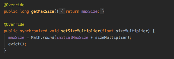 LruBitmapPool.getMaxSize