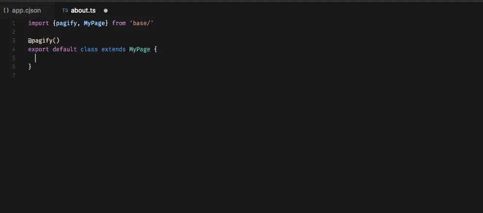 Page 中的函数自动提示示例