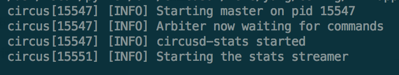 circus的运行结果