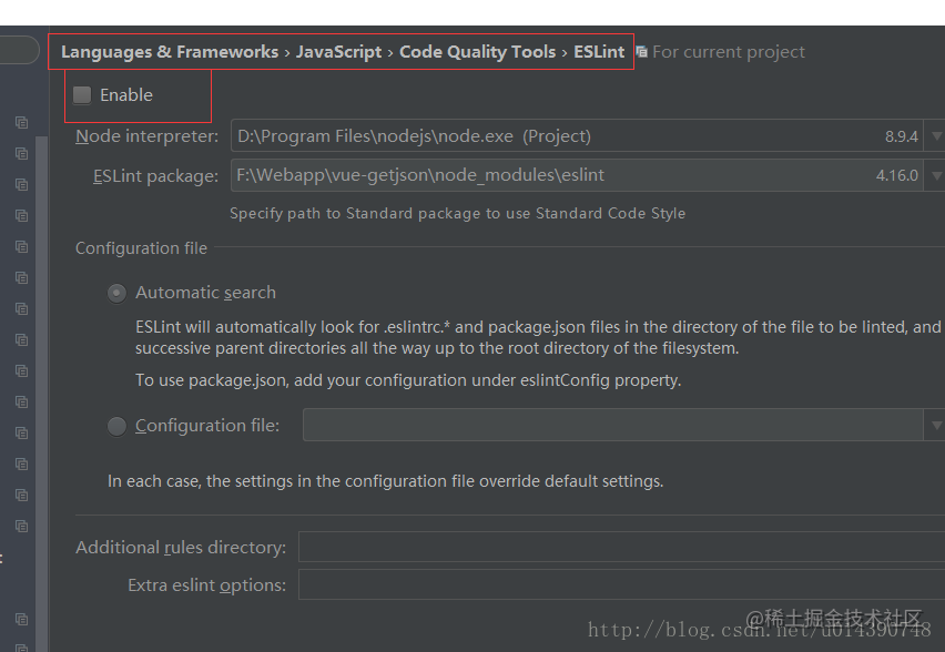 Two ways to configure Eslint in WebStorm and compare the differences ...