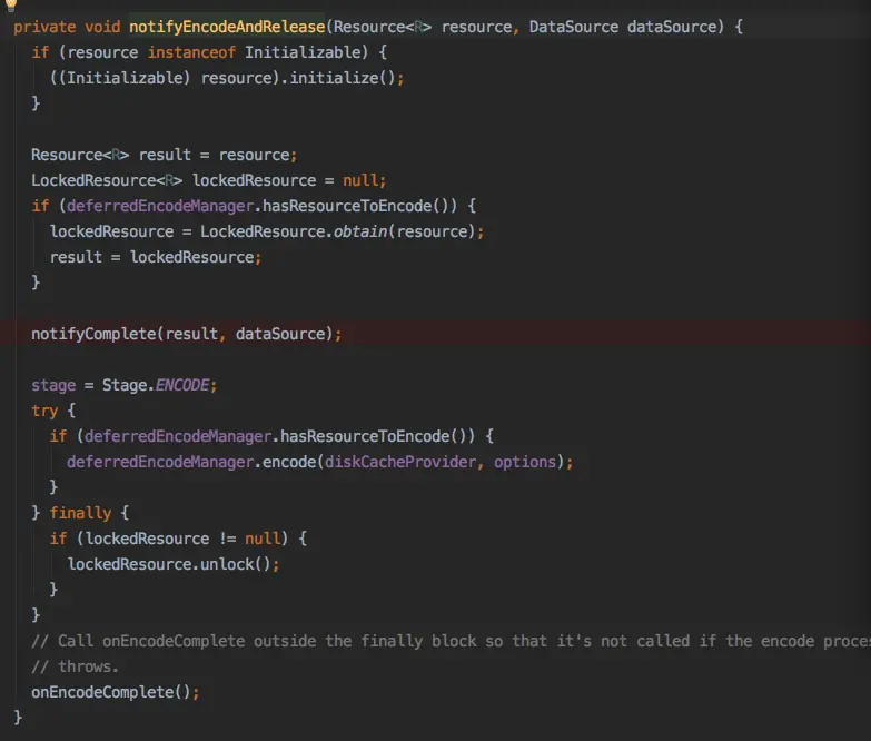 DecodeJob.notifyEncodeAndRelease