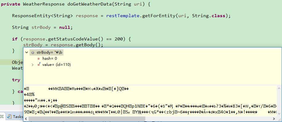 RestTemplate 数据有乱码 