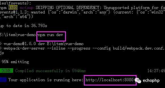 单页面运行成功