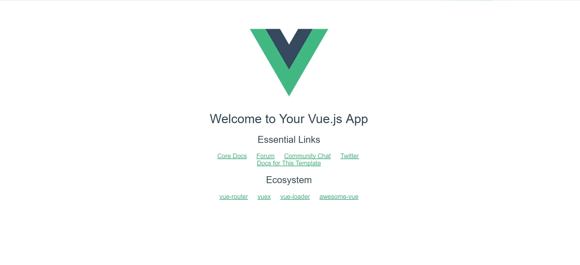 vue-cli生成的项目