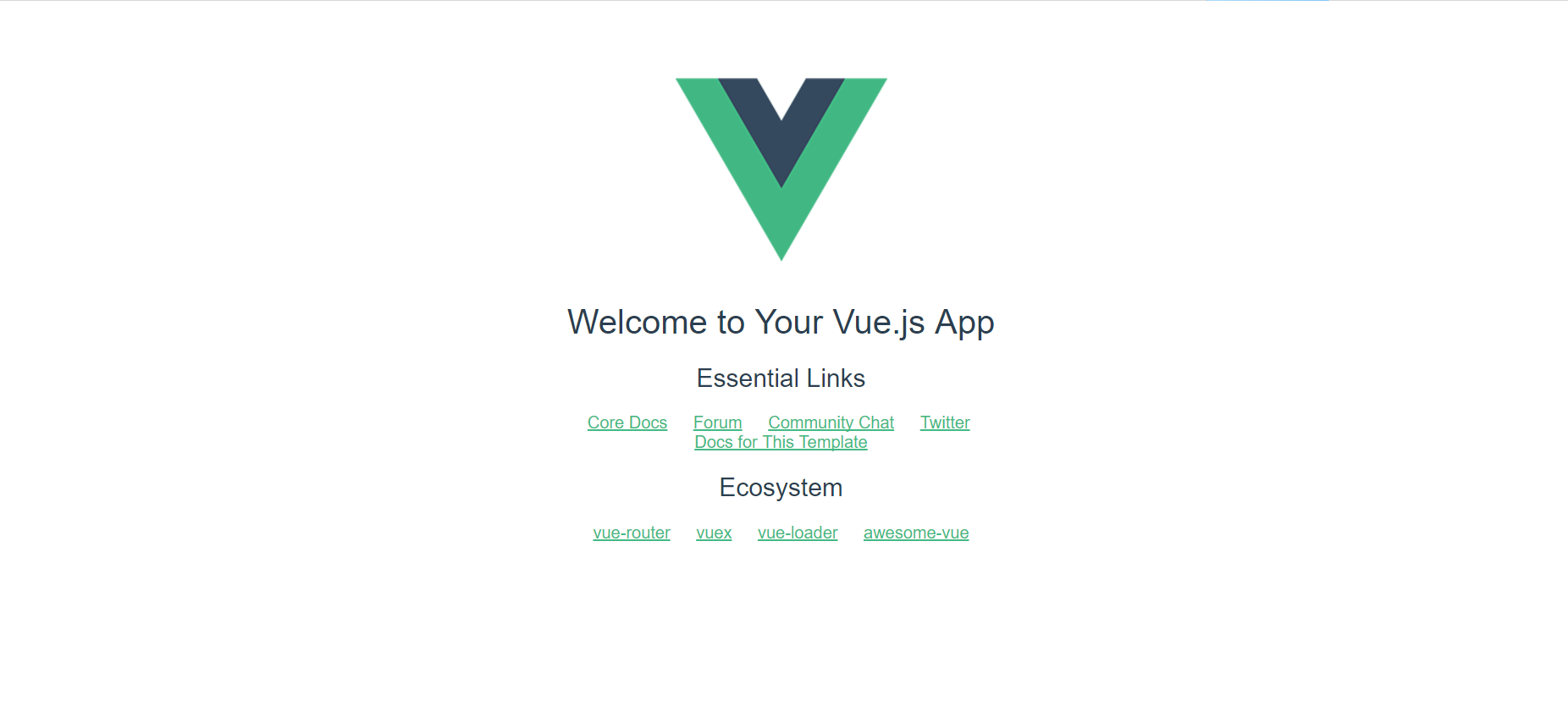vue-cli生成的项目