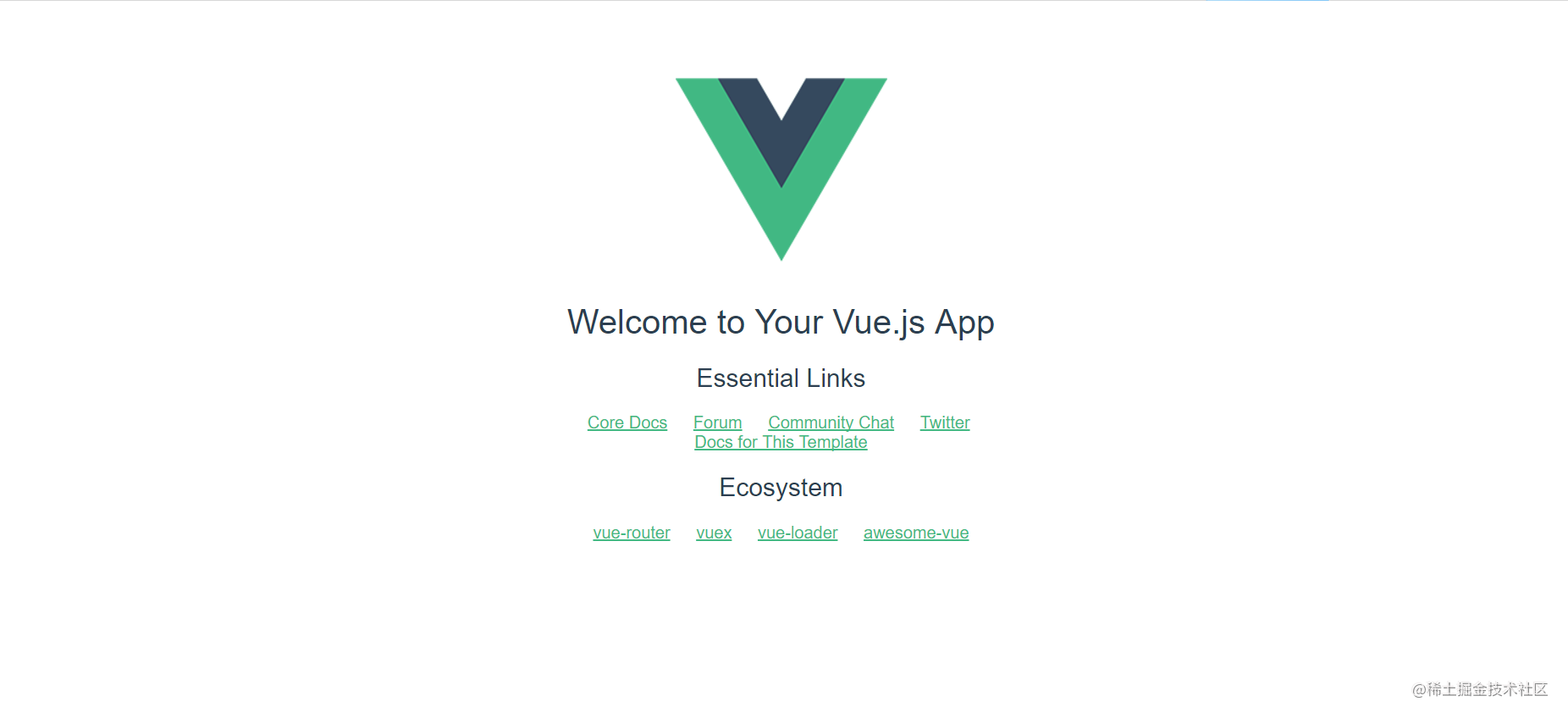 vue-cli生成的项目