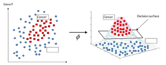 核函数作用示意图