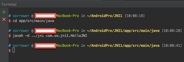 mac下生成头文件