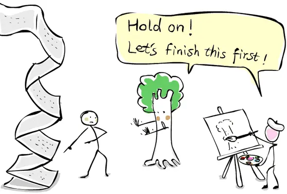 Domo and Browsera tell customer to wait, customer has a lot more requests, customer is frustrated