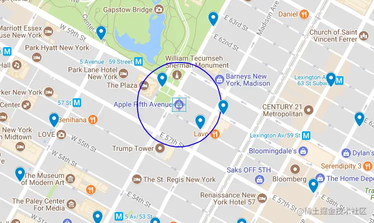 Apple 美国纽约店地址