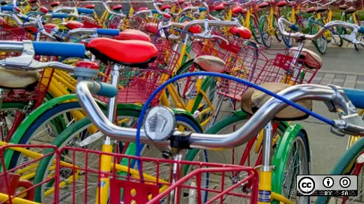 google bikes on campus