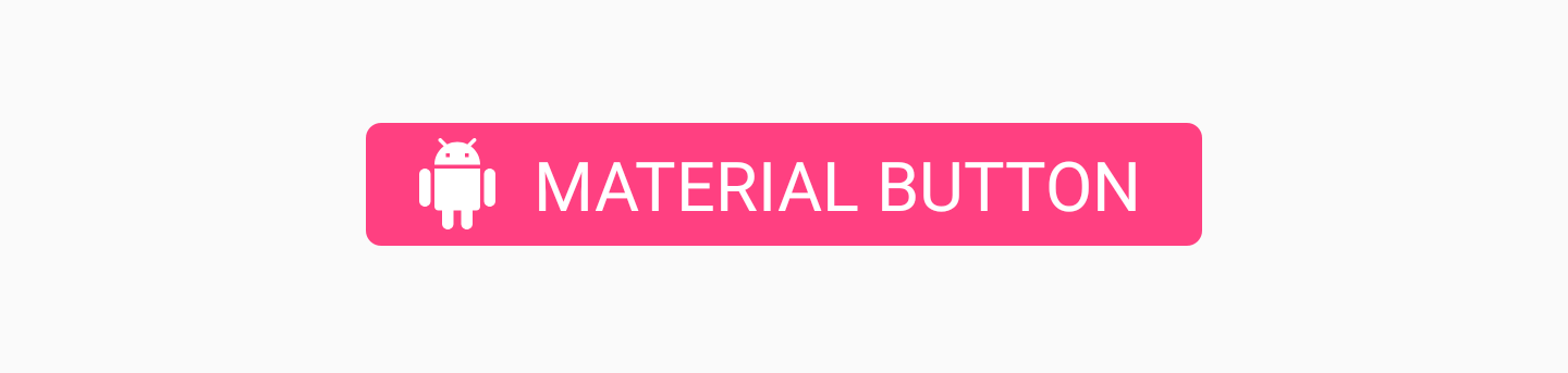 Materail Button with app:icon attribute