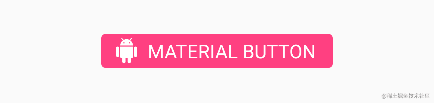 Materail Button with app:icon attribute