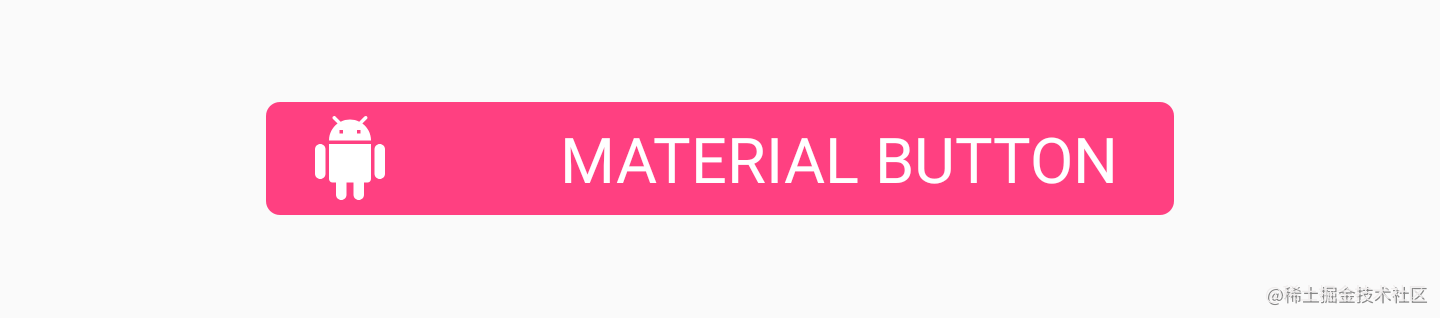 Materail Button with app:iconPadding attribute