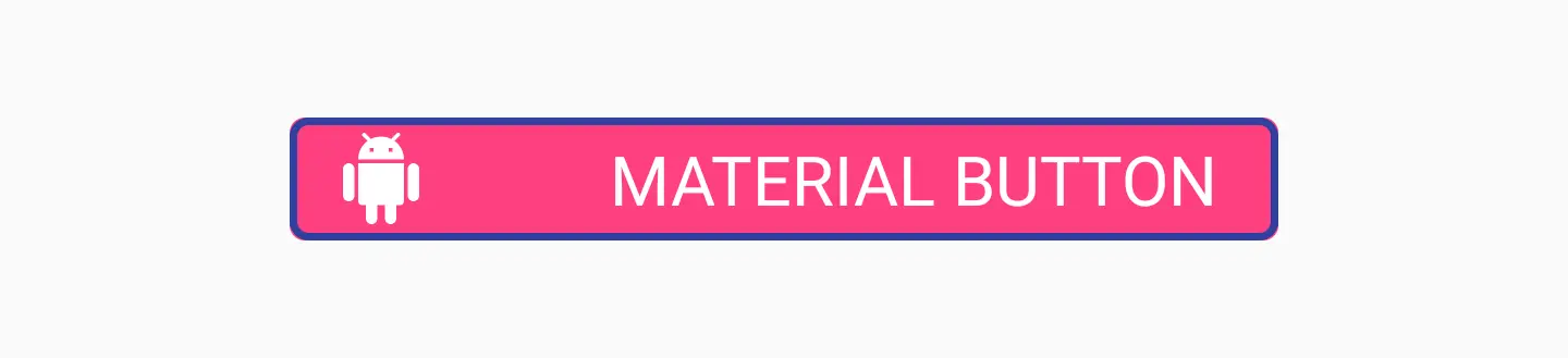 Material Button with app:strokeWidth attribute