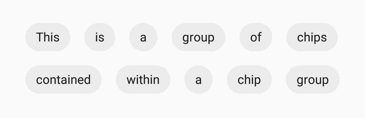 ChipGroup with spacing