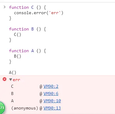 Error Stack