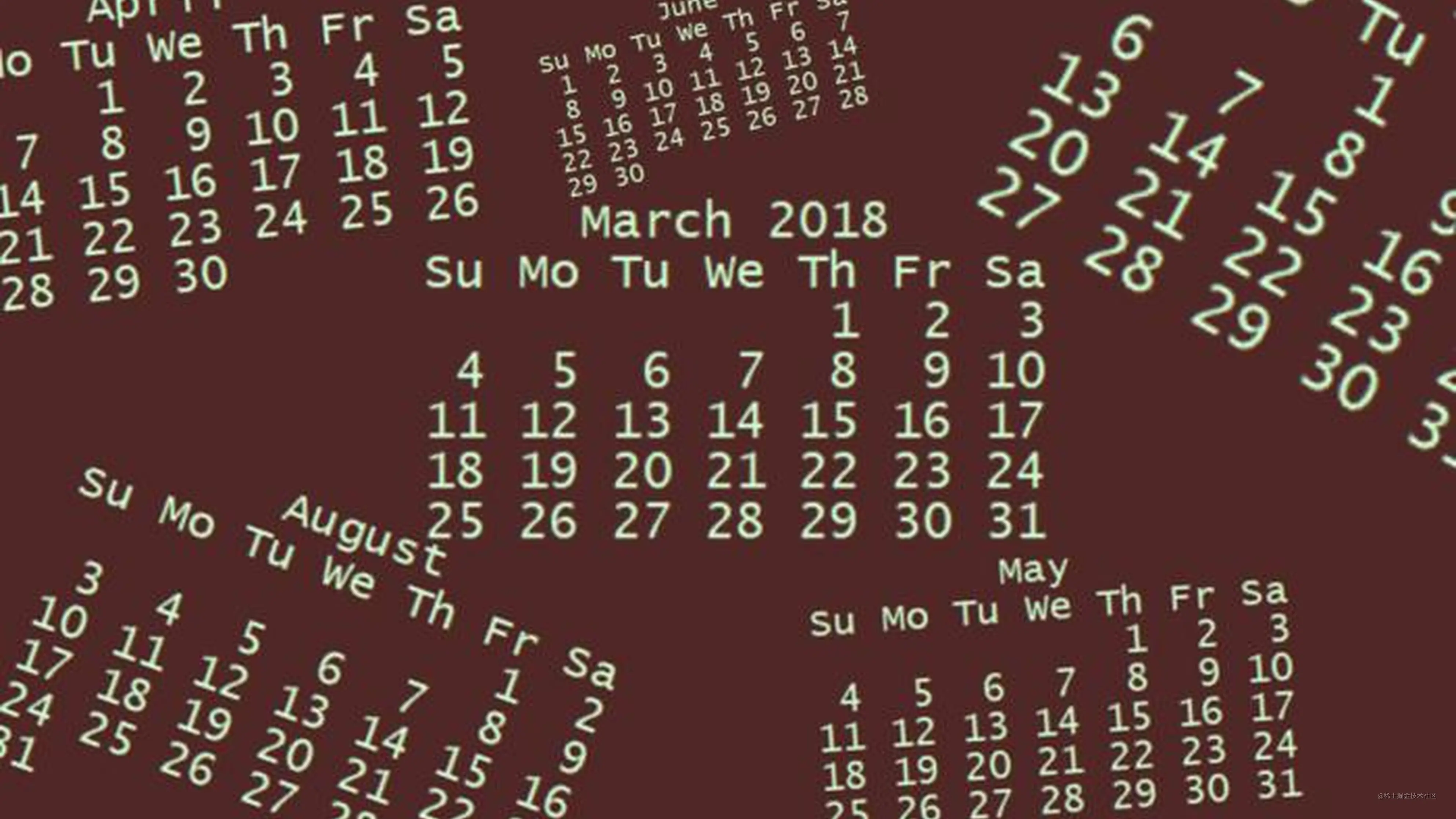 在linux 命令行上使用日历 掘金