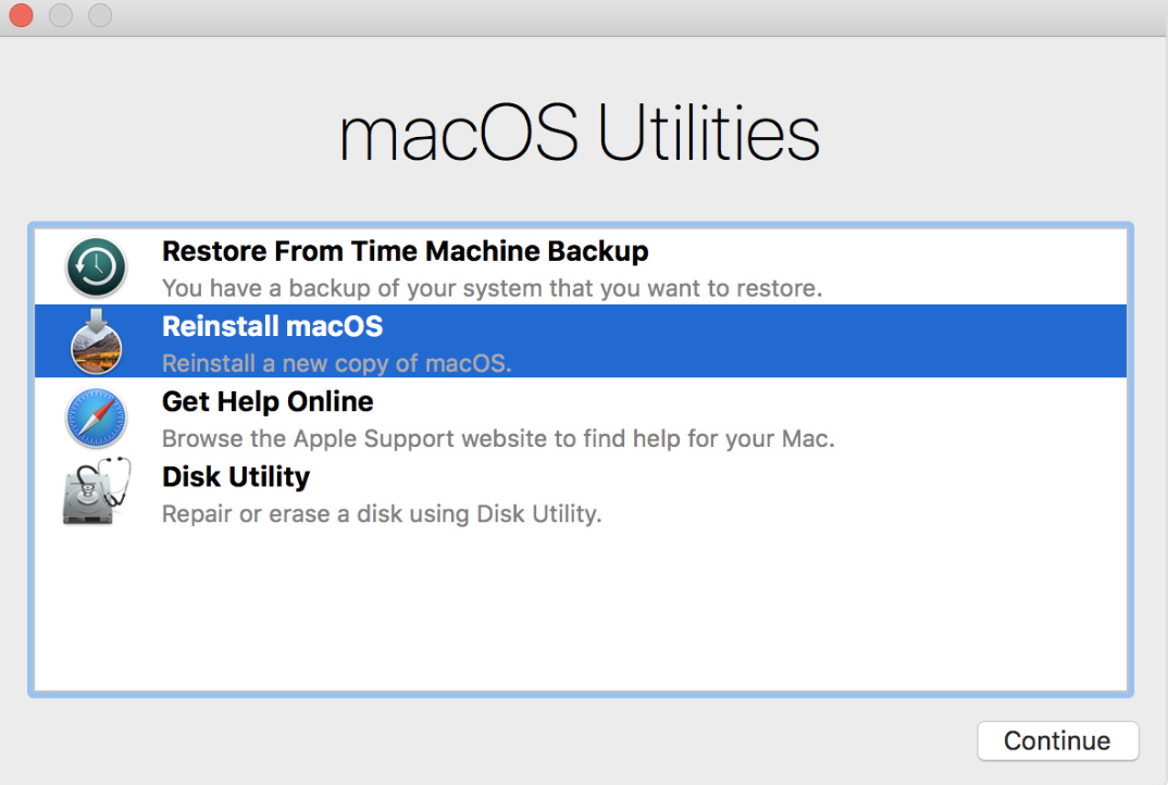 mac重装系统界面