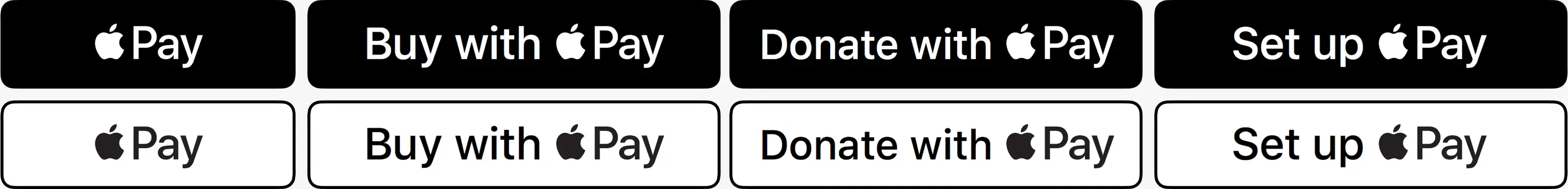 Apple Pay Buttons
