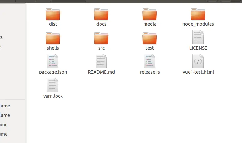 project folder
