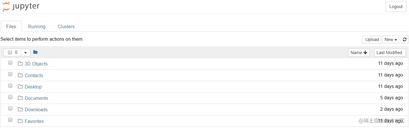 Jupyter control panel