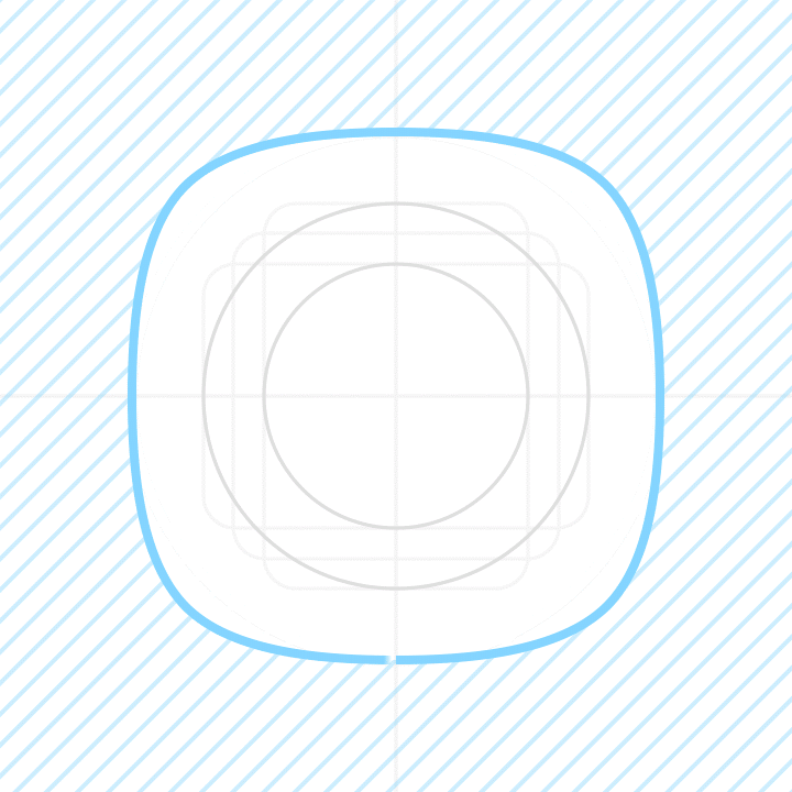 适用于自适应图标线框的各种遮罩