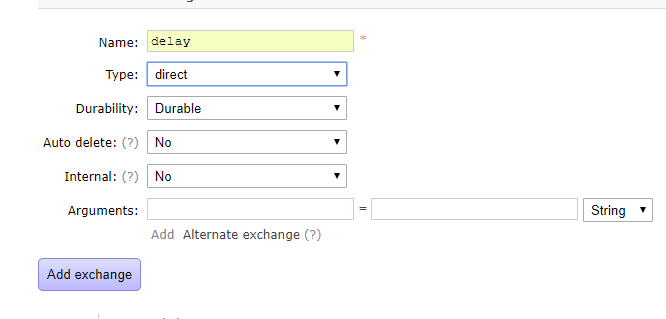 创建死信交换机