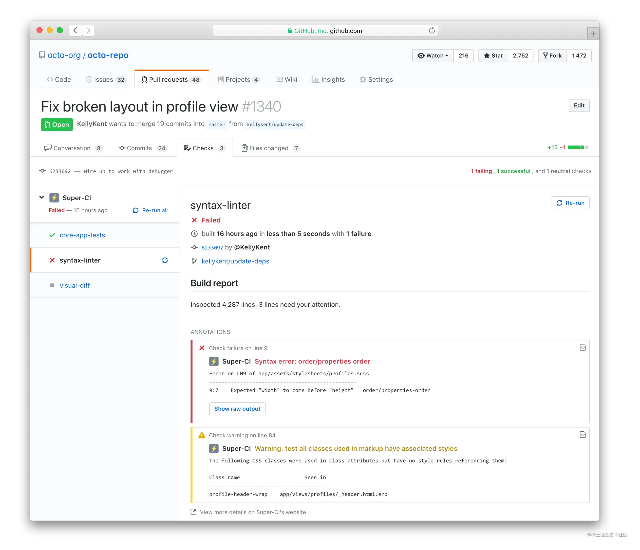 github-checks