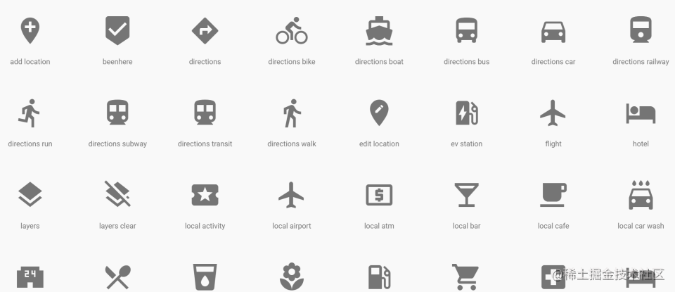 小小图标功能大 10个最佳material Design 图标资源你不可错过 掘金