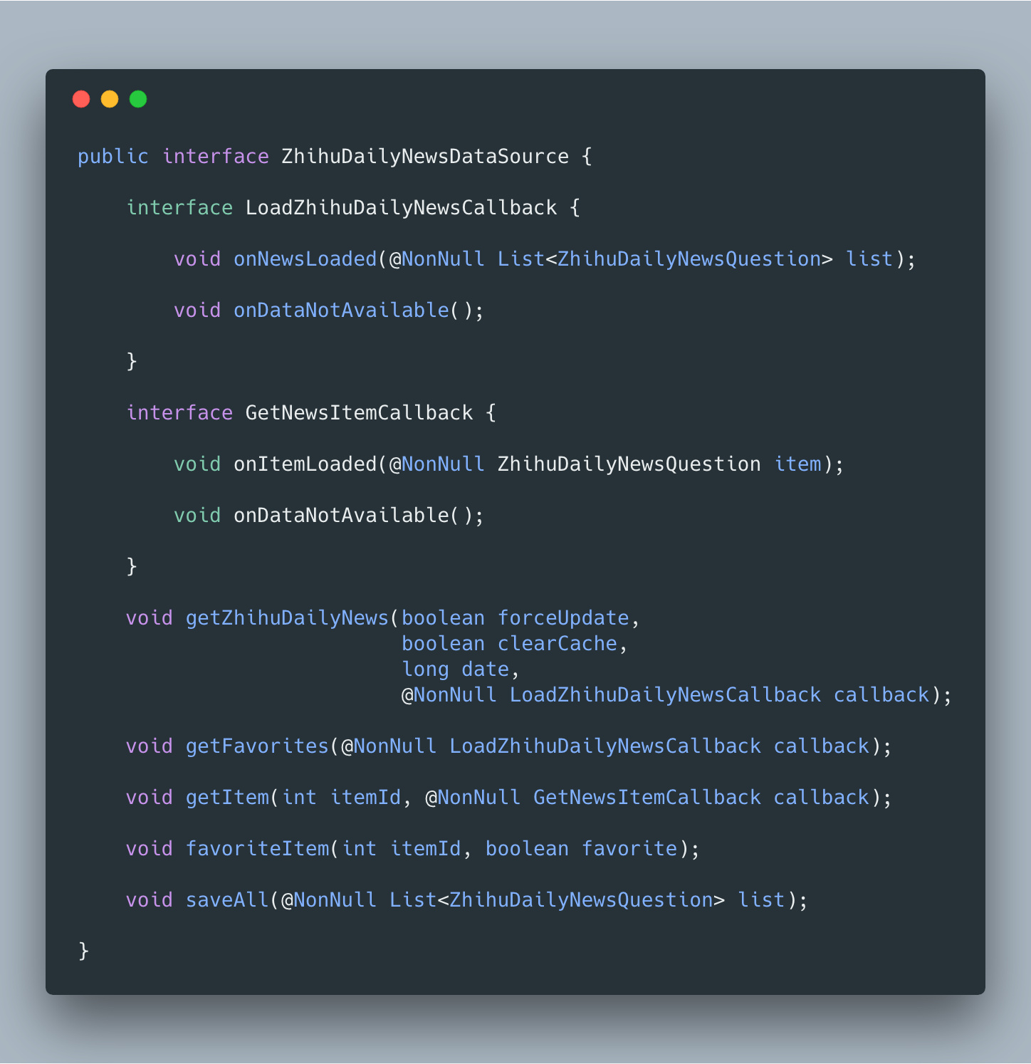 ZhihuDailyNewsDataSource.java