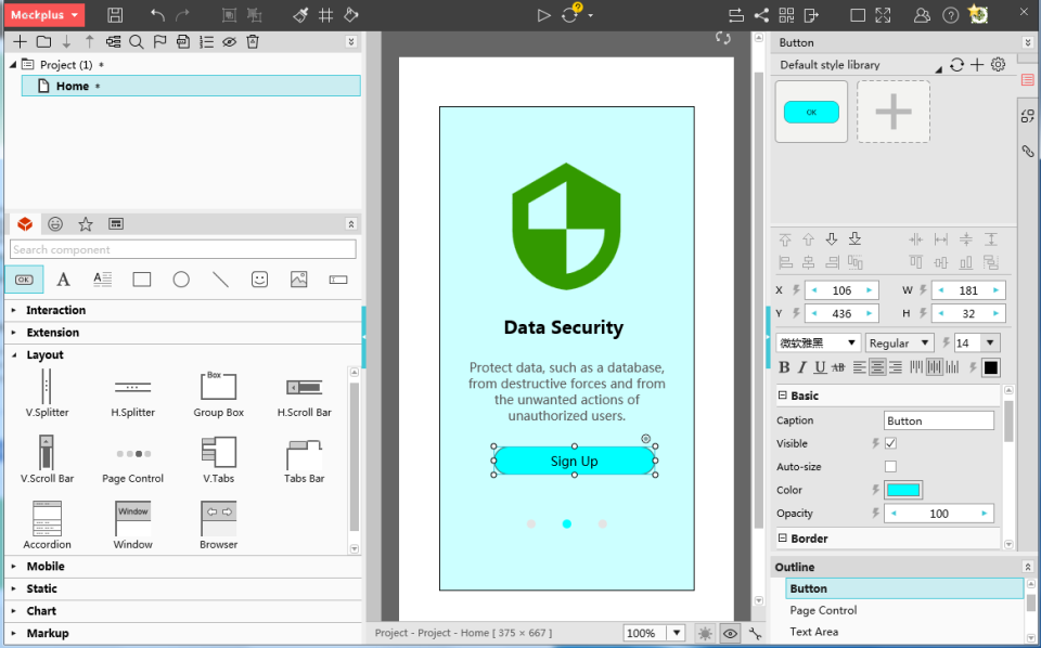 Mockplus的“轮播”组件