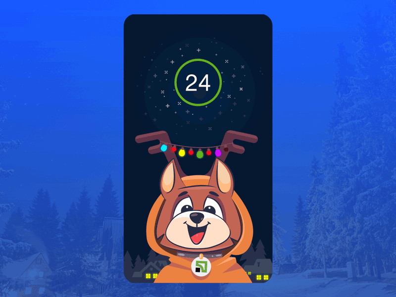 New year splash screen