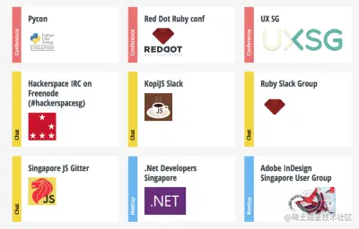 An image that shows how I rotated text in a design I created for Devfest.asia