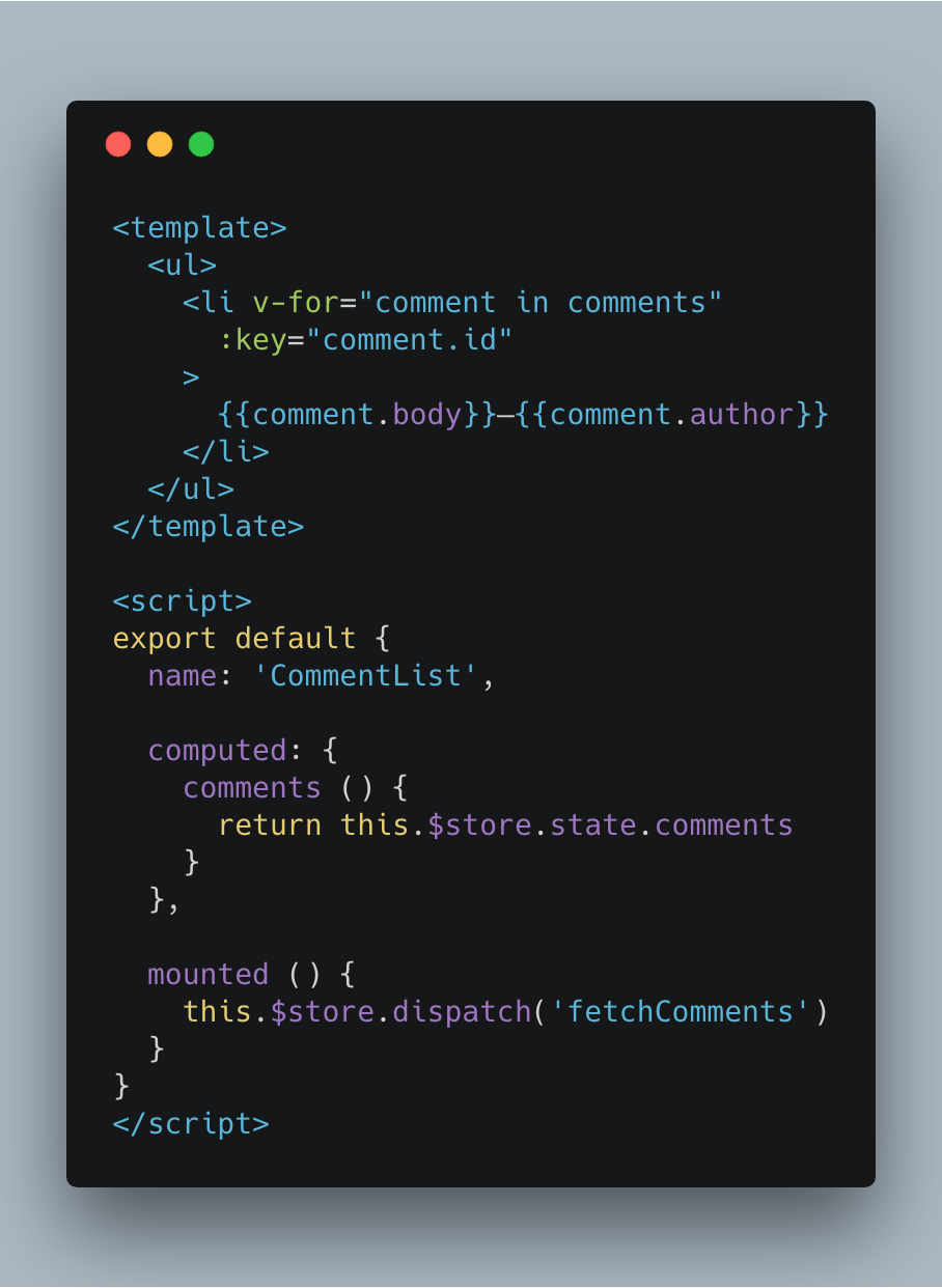 为 Vue 引入容器组件和展示组件