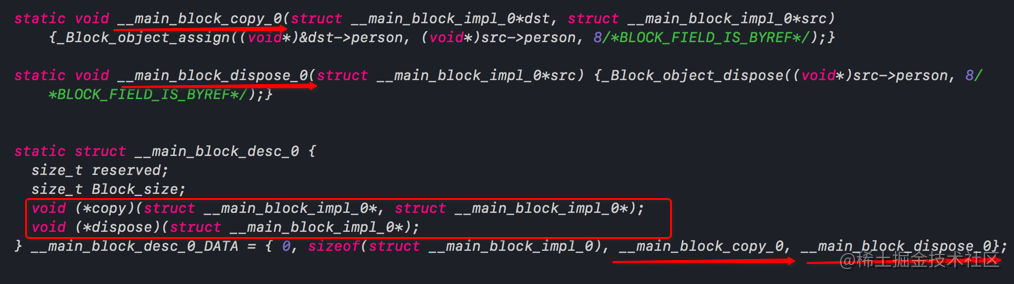 __main_block_copy_0、__main_block_dispose_0函数