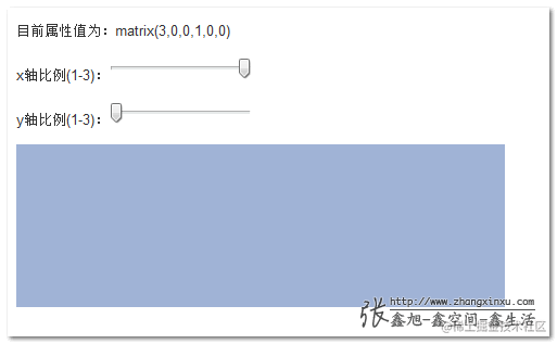 matrix矩阵缩放demo效果截图