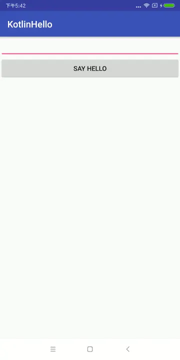 Kotlin Hello version 1
