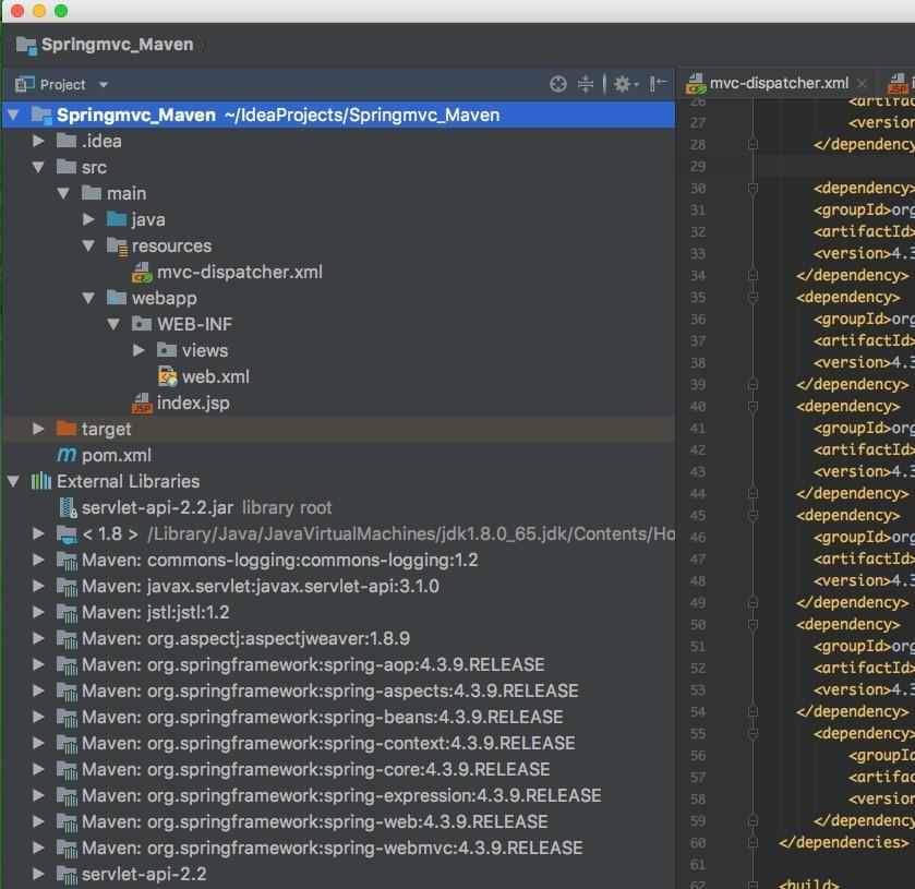 基于Maven的SpringMVC项目 