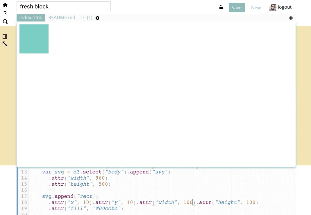 [http://blockbuilder.org](http://blockbuilder.org) makes it easy to play with web standards!