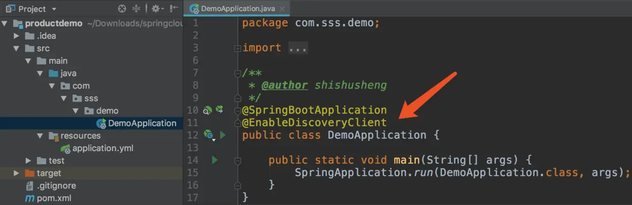 为启动类添加该注解