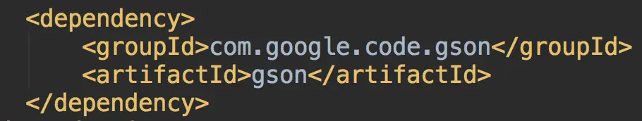 sb 引用了 gson, 所以不需要指定版本