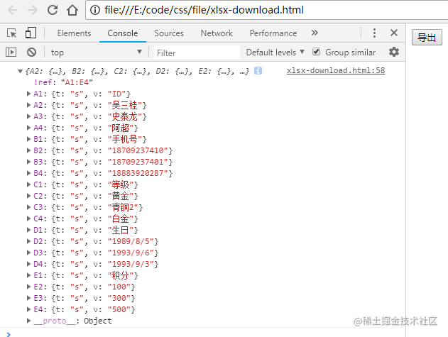 csv和excel读取和下载「建议收藏」