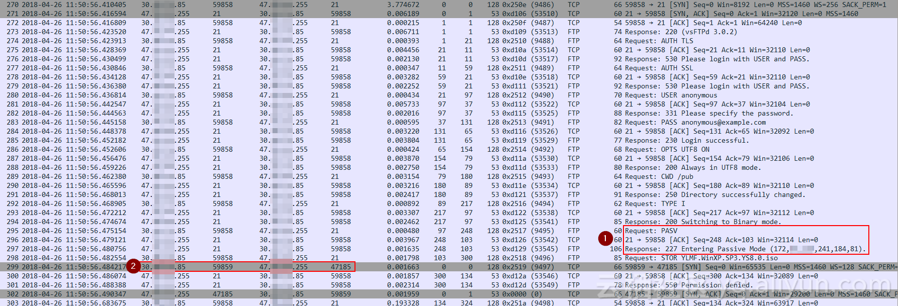 被动模式下的抓
