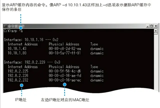 Windows查看ARP缓存